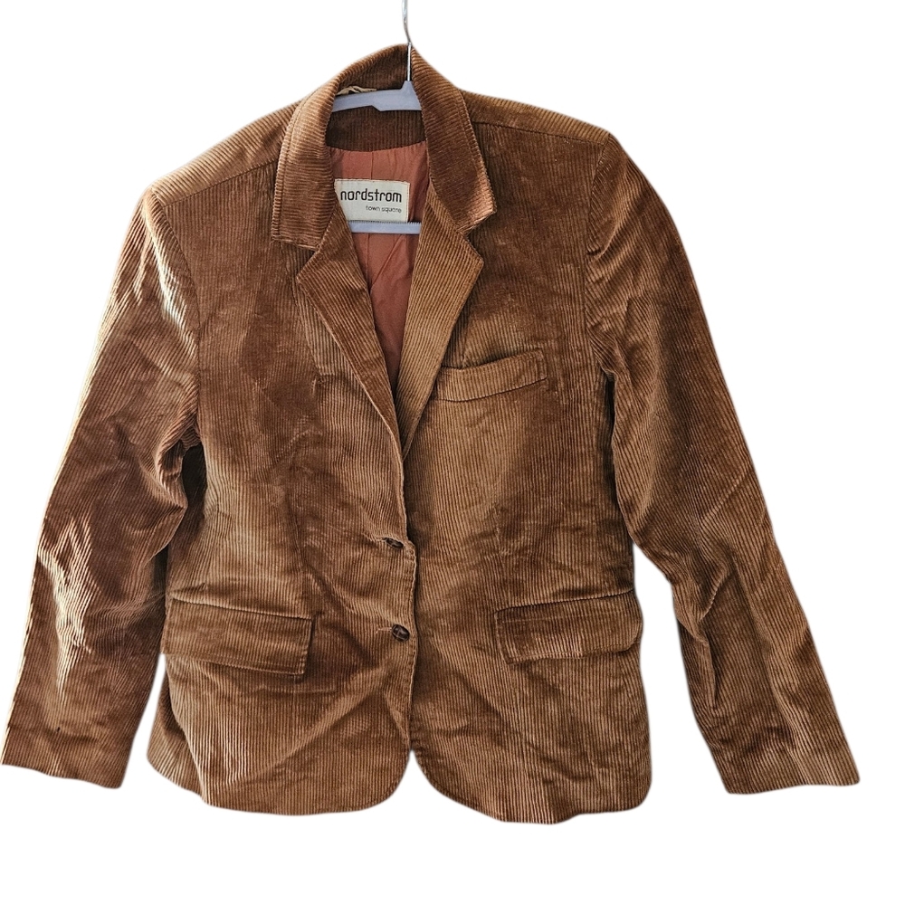 Vintage Nordstrom Women's Corduroy Blazer Size 14 CL0049
